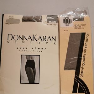 Stockings Set Bloomingdale's Vintage 1987